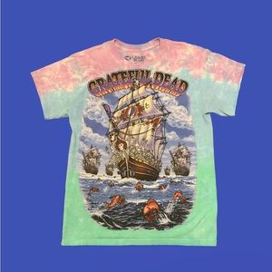 Grateful Dead Ship Of Fools Liquid Blue T-Shirt | Medium